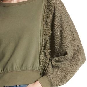 Free People Faff and Fringe Pullover